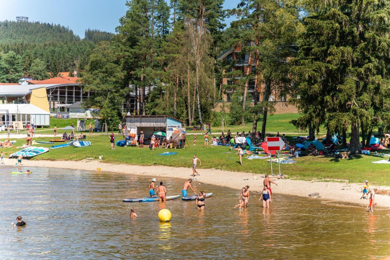 Apartman Molo Lipno リプノ・ナト・ヴルタヴォウ エクステリア 写真